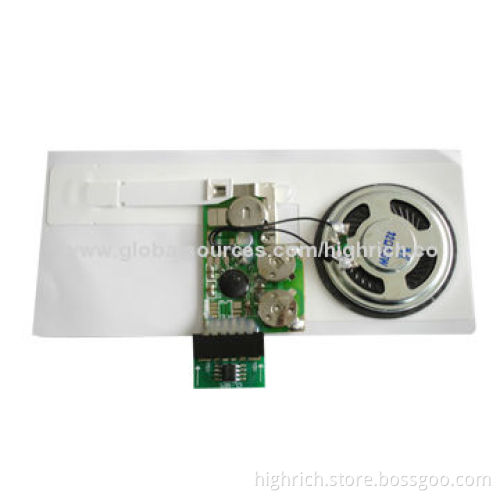 8M flash programmable sound module for greeting card